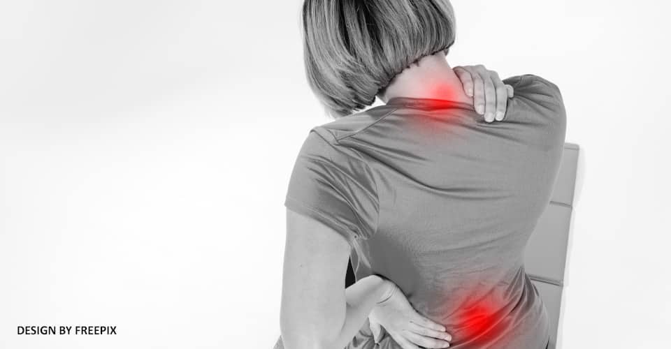 pela tensão da somatização as dores no pescoço e das costas são recorrentes
